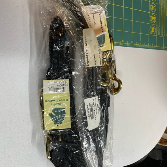 Leather spur straps and custom cross-ties. New! - Picture 5 of 5